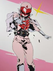 momo ranger from himitsu sentai gorenger by smash k-tarou