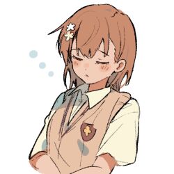 misaka mikoto from toaru kagaku no railgun by himaneko.