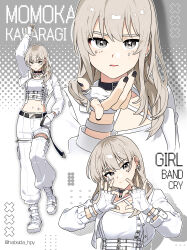 kawaragi momoka from girls band cry by habsida (habsida hpy)