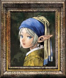 frieren from girl with a pearl earring