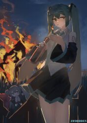 hatsune miku from vocaloid