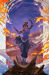 korra from avatar legends by velinxi