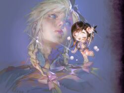 cloud strife from final fantasy by xia yu