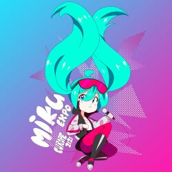 hatsune miku from vocaloid
