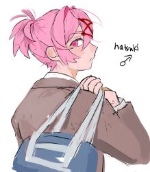 natsuki (doki doki literature club) from doki doki literature club