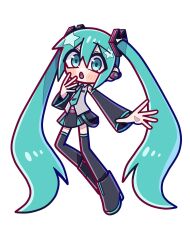 hatsune miku from vocaloid by akina mochi