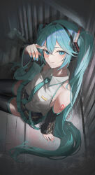 hatsune miku from vocaloid by jenmin12