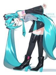 hatsune miku from vocaloid