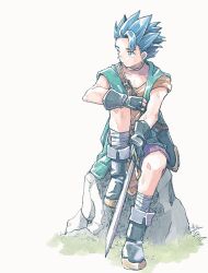 hero (dq6) from dragon quest by michibata 65