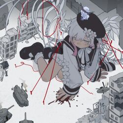 sakuraba ema from mahou shoujo no majo saiban by d.y.x.