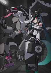 dark miku (project voltage) from pokemon