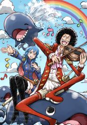 brook (one piece) from one piece by apple7apo