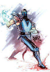 sub-zero from mortal kombat by fezat