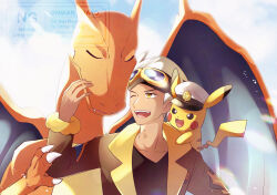 captain pikachu from pokemon by mikan bako
