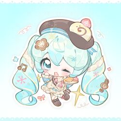 hatsune miku from vocaloid