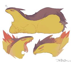 typhlosion from pokemon by mamebato