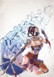 kitana from mortal kombat by fezat