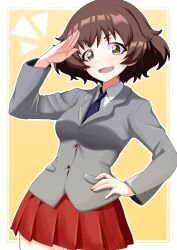 akiyama yukari from girls und panzer