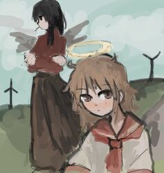 rakka (haibane renmei) from haibane renmei