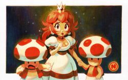 princess peach from super mario bros.