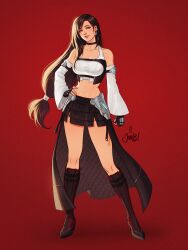 tifa lockhart from final fantasy by jen bartel
