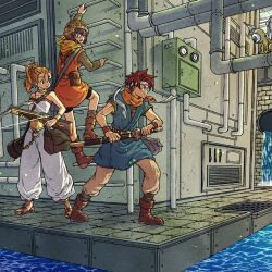 crono (chrono trigger) from chrono trigger by toriga