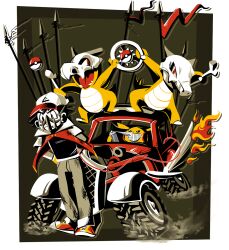 ash ketchum from mad max by kuitsuku