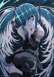hatsune miku from vocaloid