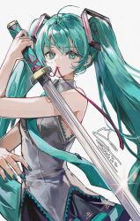 hatsune miku from vocaloid