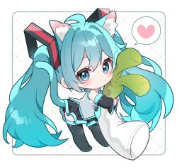 hatsune miku from vocaloid by yuni (irohasuiroiro)