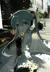hatsune miku from vocaloid