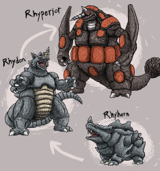 rhydon from pokemon by pikpik0109