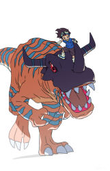 greymon from digimon by yoko.u