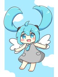 hatsune miku from vocaloid by nukotun