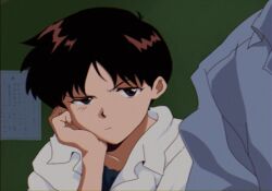ikari shinji from neon genesis evangelion