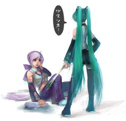 hatsune miku from vocaloid by youshun (naturaljuice)