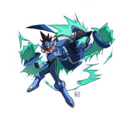 omega-xis (mega man) from mega man (series) by kukakooo