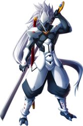hakumen from blazblue by mori toshimichi