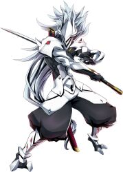 hakumen from blazblue by katou yuuki