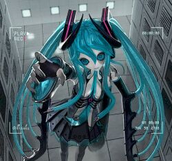 hatsune miku from vocaloid