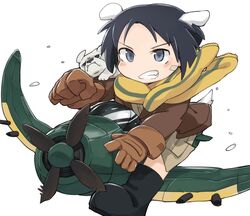 kanno naoe from strike witches by futenesira