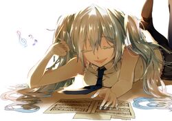 hatsune miku from vocaloid by ru