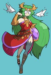 palutena from kid icarus by shenanimation