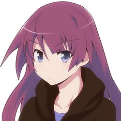 senjougahara hitagi from bakemonogatari by tanashi