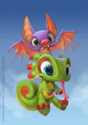 laylee from yooka-laylee by silverfox5213