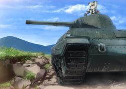 anchovy from girls und panzer by chipika