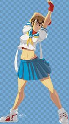 kasugano sakura from street fighter by tovio rogers