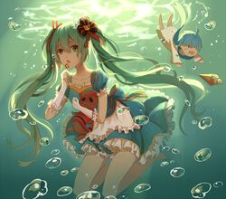 hatsune miku from vocaloid by lan jue
