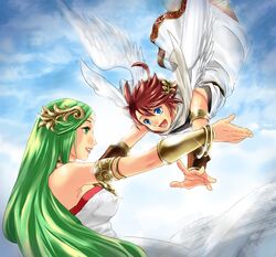palutena from kid icarus by karasuma pink