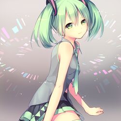 hatsune miku from vocaloid by hinata-t6
